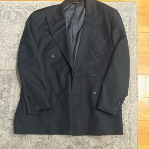 This is a 2 piece men suit in a size 48S.